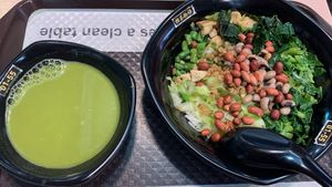 White rice set (5 sgd)  at The Thunder Tea Story 擂茶物语 in Central Singapore