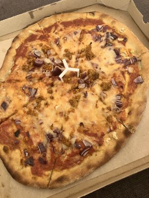 Pizza Salsiccia  at Pizzeria Primavera in Bratislava