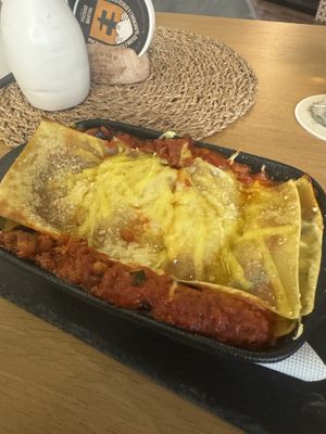 Vegan lasagna   at Pizzeria Primavera in Bratislava