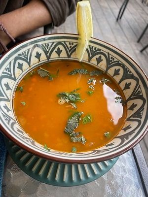 Lentil Soup at Harissa in Almaty