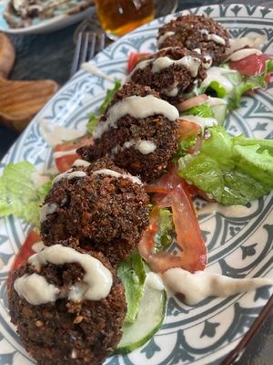 Falafel at Harissa in Almaty