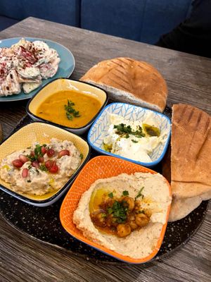 Mezze set at Harissa in Almaty
