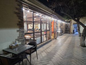 Outside at As-Kazan in Almaty