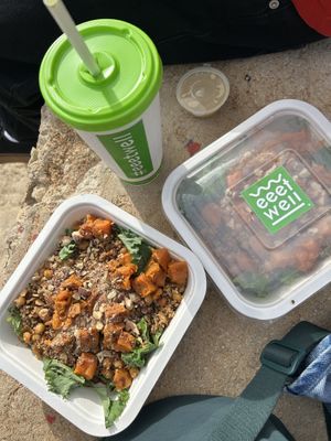 Salads to go   at Eeet Well in St Julians