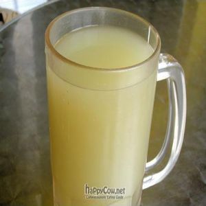 Home-made Barley Drink (Hot/Cold) @ 80cents (SGD) at Nature Vegetarian Delights in North Singapore