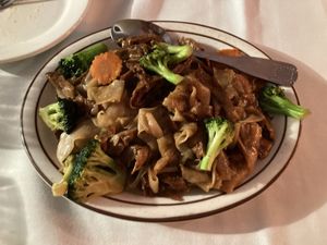 Pad see ew so good  at Zabb Thai Cuisine Newport Beach in Newport Beach