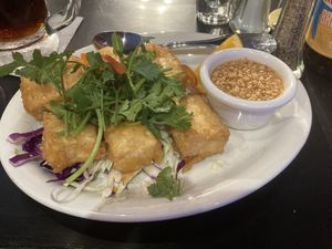 Fried Tofu  at Zabb Thai Cuisine Newport Beach in Newport Beach