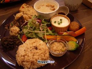 Lunch Deli Plate 1200yen. at Meu Nota in Tokyo