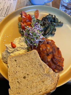 Vegan breakfast  at Kisiel in Szczecin