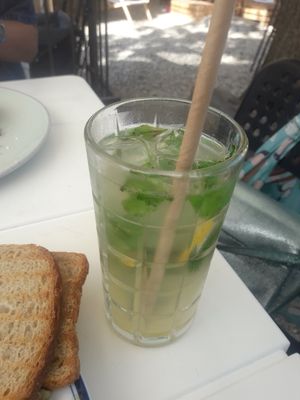Lemoniada with mint at Kisiel in Szczecin