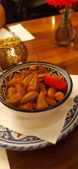 Bamiehe okrascht at Restaurant Pars in Vienna