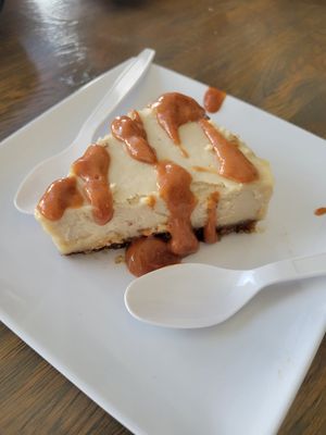 Cashew Cheesecake at La Chia Vegana  in Lake Worth