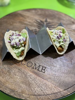 The bessstttttt tacos! at La Chia Vegana  in Lake Worth