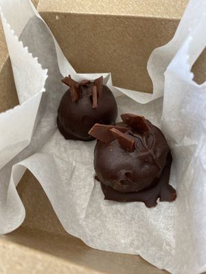 Oreo truffles! at La Chia Vegana  in Lake Worth