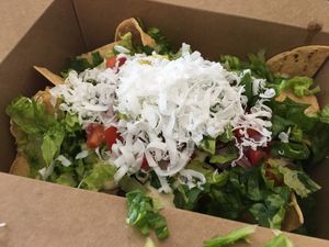 Loaded nachos at La Chia Vegana  in Lake Worth