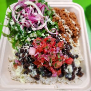 Latino Bowl at La Chia Vegana  in Lake Worth