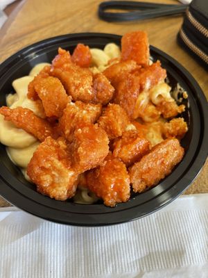 Buffalo “Chicken” mac & cheese! at La Chia Vegana  in Lake Worth