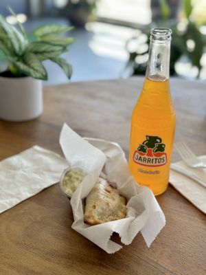 Beefless empanada   at La Chia Vegana  in Lake Worth
