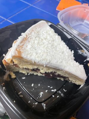 Guava and coconut cake at La Chia Vegana  in Lake Worth