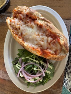 Shicken parm sub  at La Chia Vegana  in Lake Worth