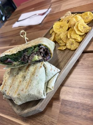 Veggie burrito  at La Chia Vegana  in Lake Worth