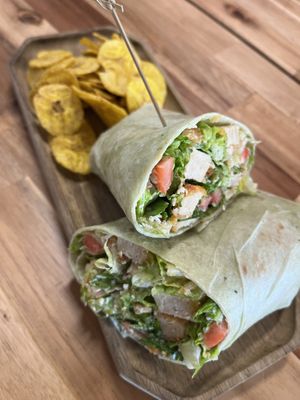Caesar wrap  at La Chia Vegana  in Lake Worth