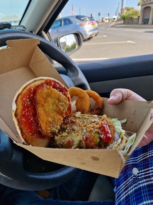 Original Hustle burger at Seitan Hustle in Fleetwood