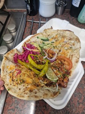 Special with extra jalapenos at Seitan Hustle in Fleetwood