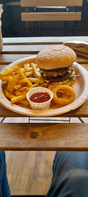 Good size proportions and very tasty at Seitan Hustle in Fleetwood