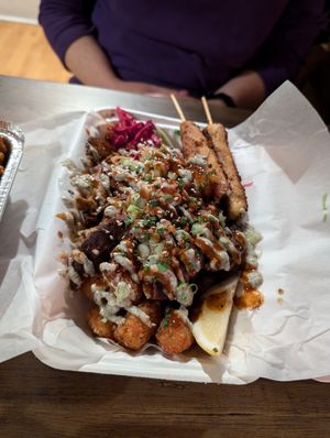 Meatless meat feast! at Seitan Hustle in Fleetwood