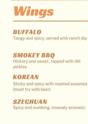 Seitan Hustle - vegan ‘wings’ menu. 👌 at Seitan Hustle in Fleetwood