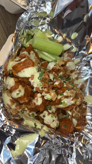 Buffalo wings    at Seitan Hustle in Fleetwood