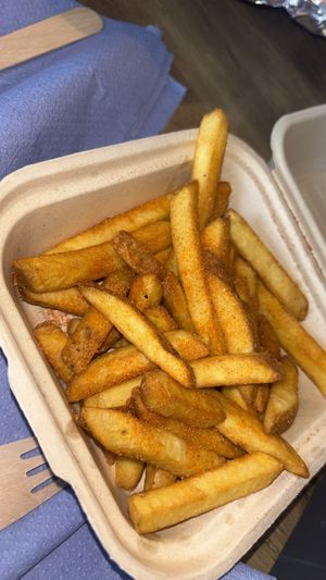Chips (come as a side with kebab)  at Seitan Hustle in Fleetwood