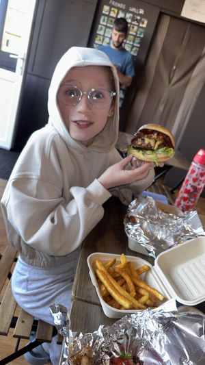 Classic burger   at Seitan Hustle in Fleetwood