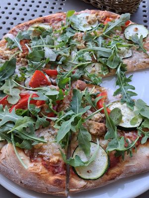 Vegan pizza at Toni Peperoni in Augustow