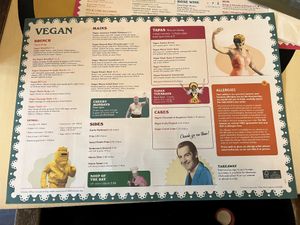 The Menu  at Lounges - Sacro Lounge in Buxton