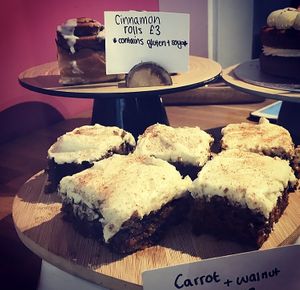 Cakes at Banilla Bakery at Podda and Wren in Kendal