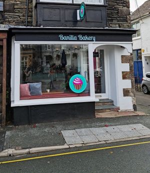 Store front at Banilla Bakery at Podda and Wren in Kendal