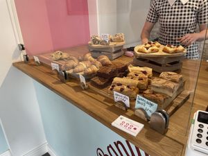 All vegan selection… all gorgeous   at Banilla Bakery at Podda and Wren in Kendal
