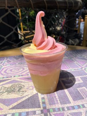 Dole Whip float at Disneyland - Tropical Hideaway in Anaheim