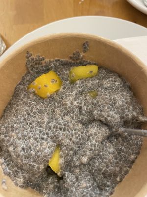 Chia with mango  at Espresso Bar in Berlin