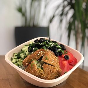 Mediterrane Bowl vegan at Espresso Bar in Berlin