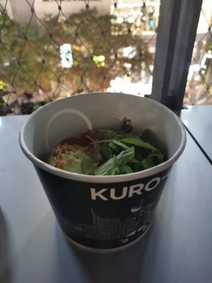 The bowl with a view at Kuro Obi in Tokyo