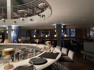 Bar area at BAIA in San Francisco