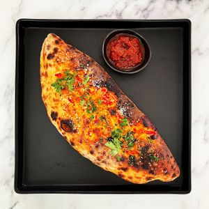Vegan Calzone at BAIA in San Francisco
