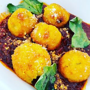 Vegan Arancini at BAIA in San Francisco