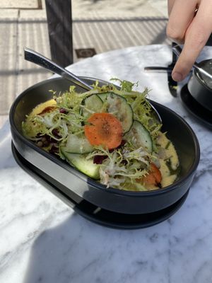 Butternut squash frittata  at BAIA in San Francisco