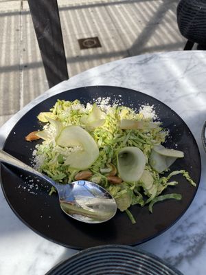 Shaved Brussels salad  at BAIA in San Francisco