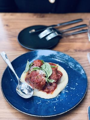 Meatballs at BAIA in San Francisco