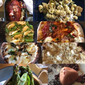 Our dinner!  at BAIA in San Francisco